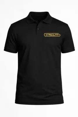Polo CIRCUITI nera  