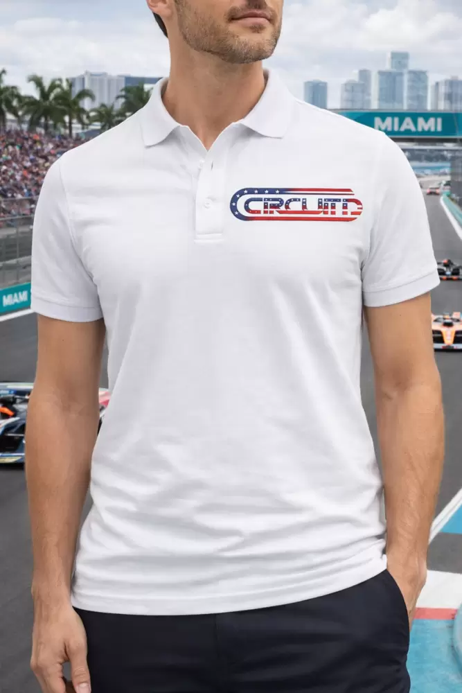 Polo CIRCUITI uomo USA Edition   