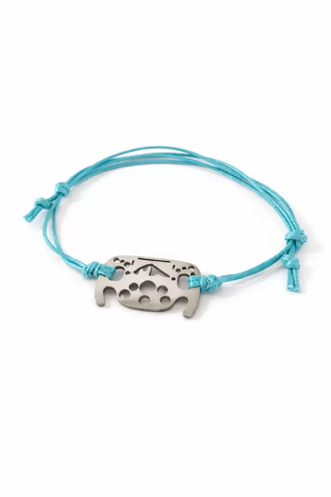 Bracelet volant de Formule 1 en acier avec circuit Yas Marina Abu Dhabi  