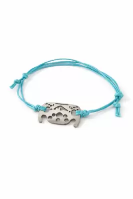 Bracelet volant de Formule 1 en acier avec circuit Yas Marina Abu Dhabi 