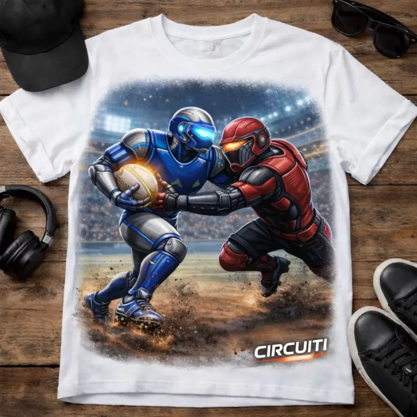 T-shirt CIRCUITI Umanoidi Rugby  