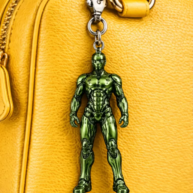 Charm gioiello tecnologico Umanoide verde per borsa