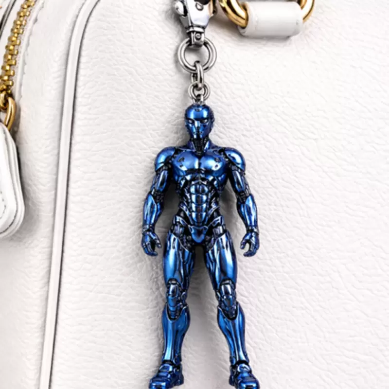 Charm gioiello tecnologico Umanoide blu per borsa