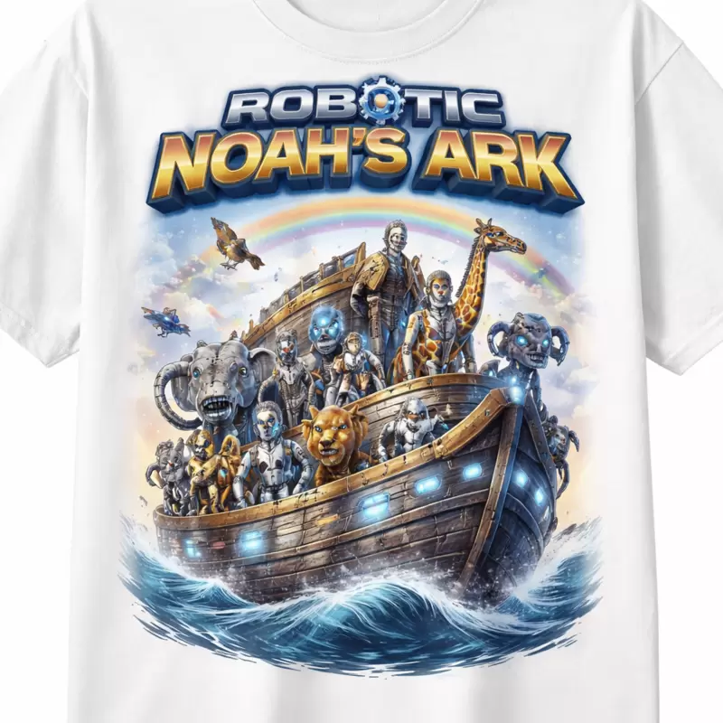 T-shirt CIRCUITI Robotic Noah's Ark (Arca di No&eacute;)