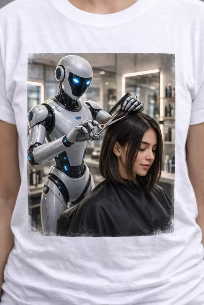 T-shirt CIRCUITI de cabeleireiro humano para mulher  