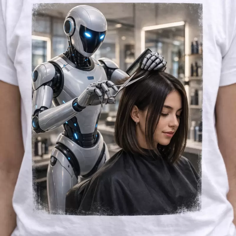 T-shirt CIRCUITI Umanoide Parrucchiere per Donna