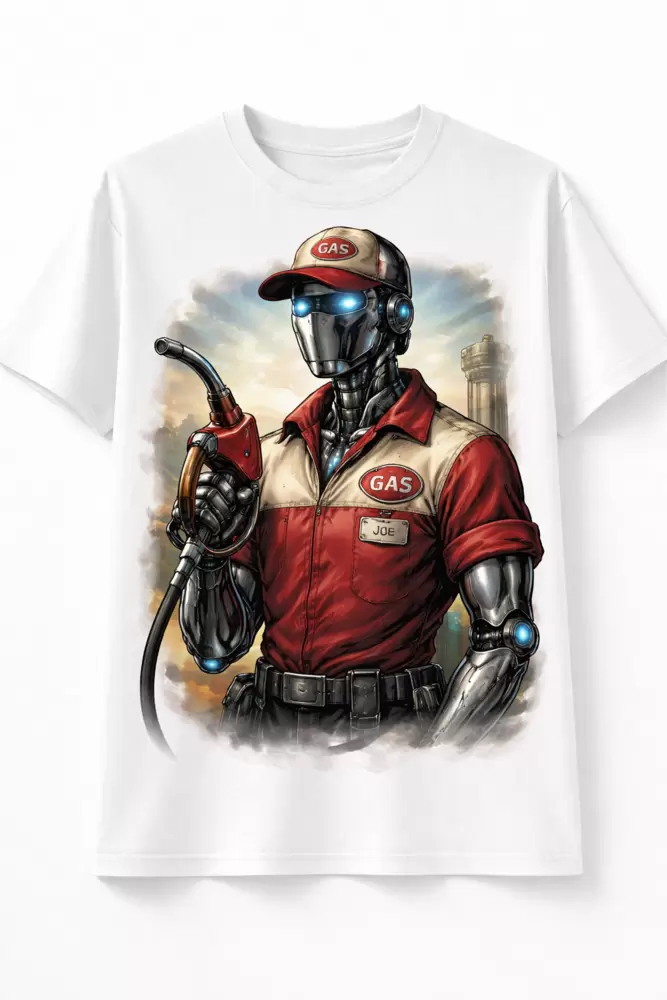 T-shirt CIRCUITI Umanoide Benzinaio  