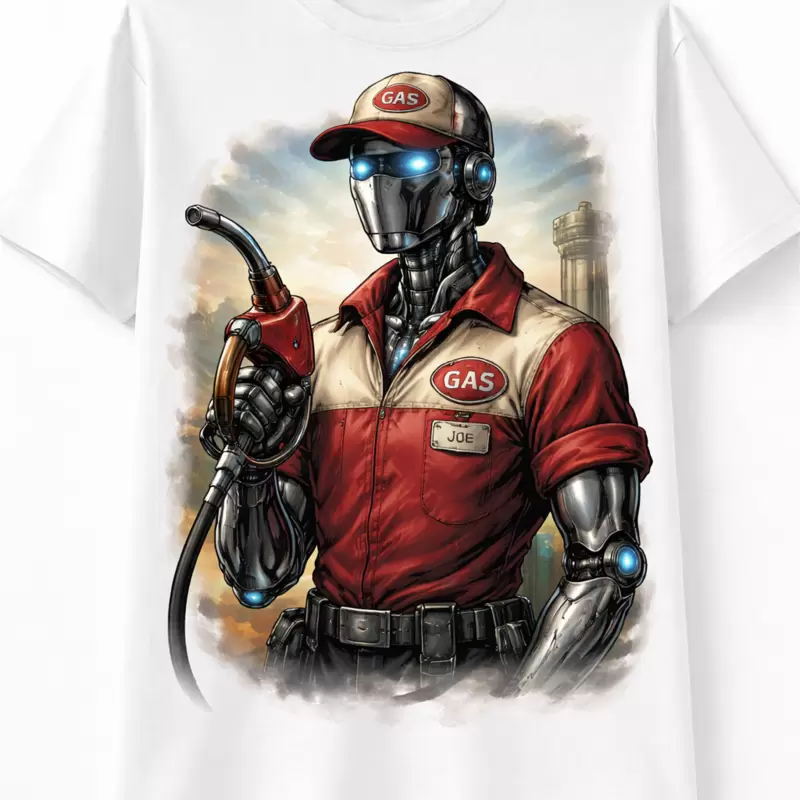 T-shirt CIRCUITI Umanoide Benzinaio