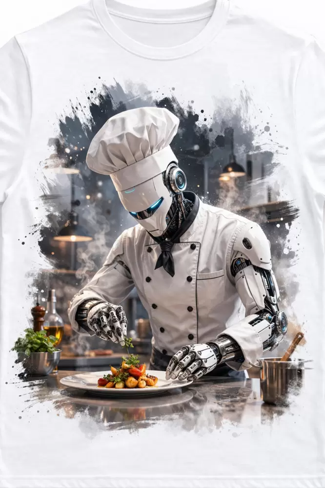 T-shirt Humanoid Cook  