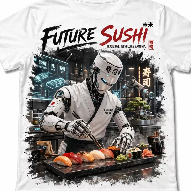 T-shirt Future Sushi