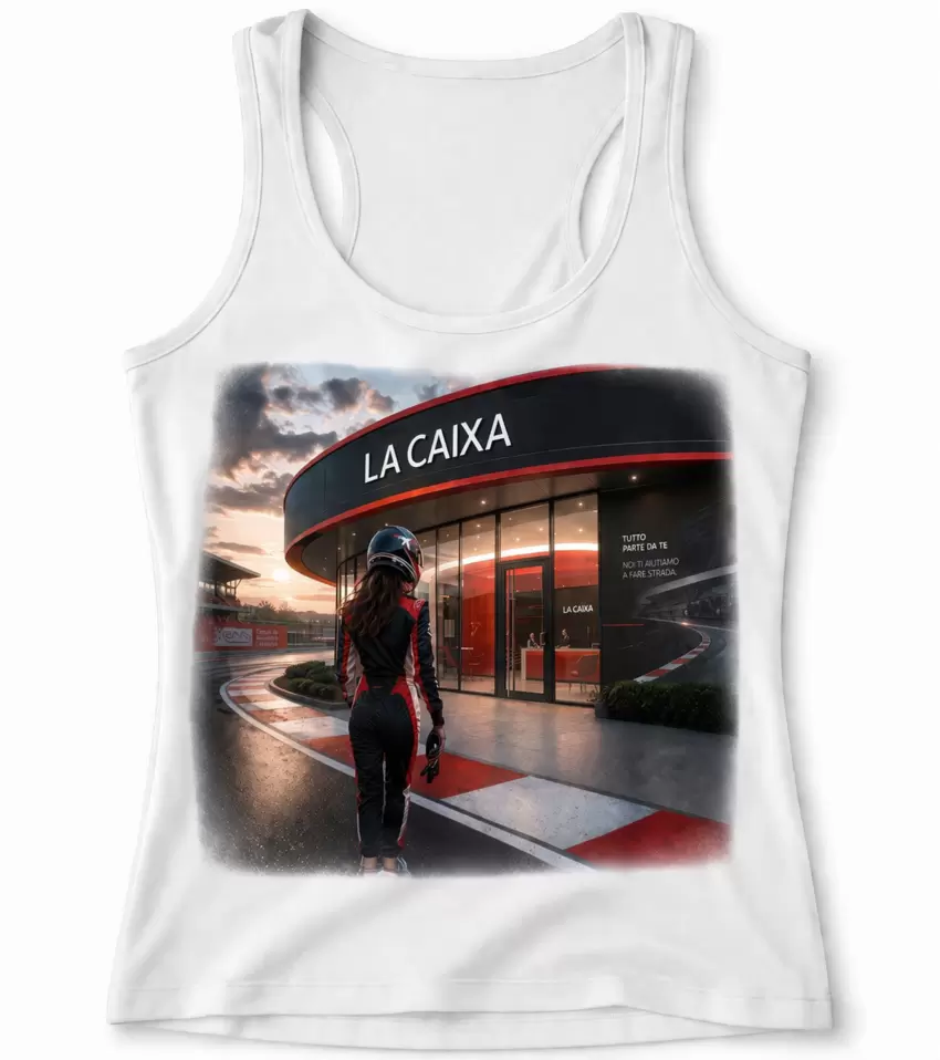 Top curvo lendário LA CAIXA  