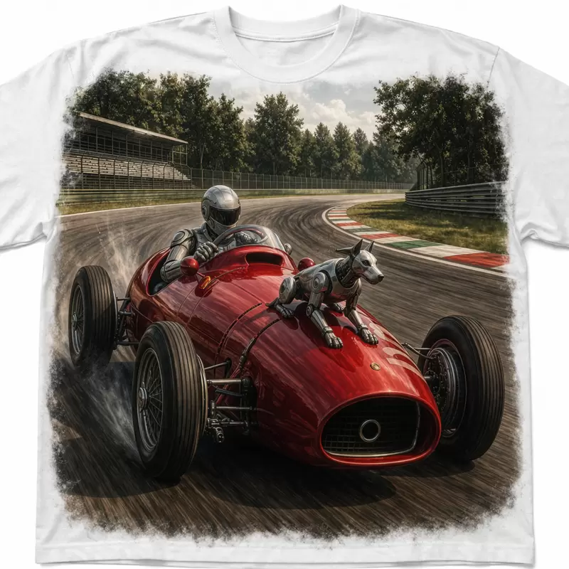 T-shirt CIRCUITI Racing "Cyber Ascari