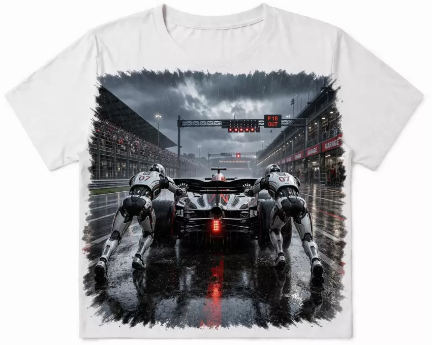 T-shirt CIRCUITI Breakdown Push con Umanoidi   