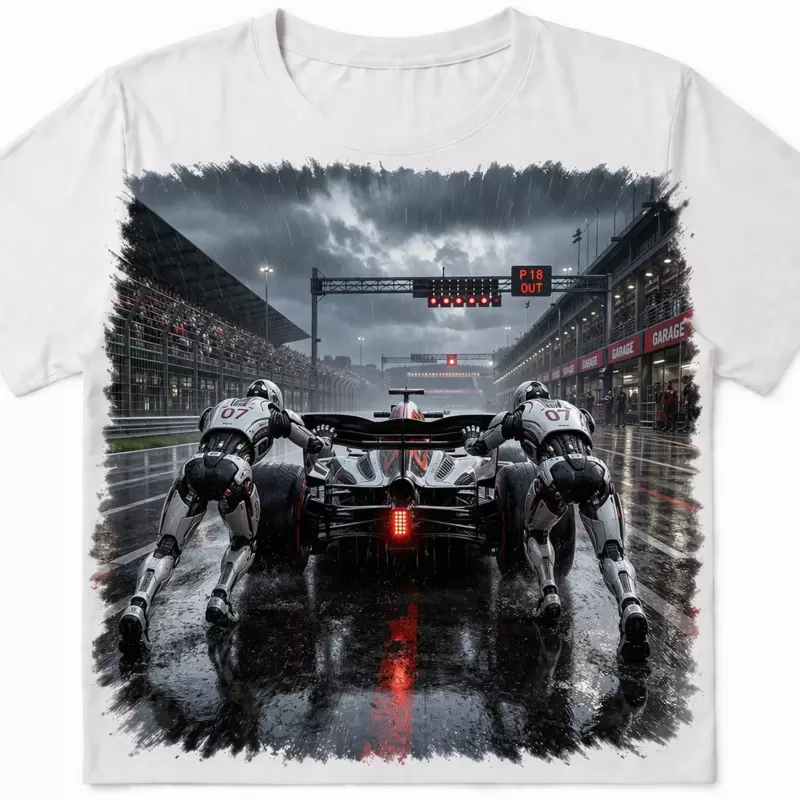 T-shirt CIRCUITI Breakdown Push con Umanoidi 