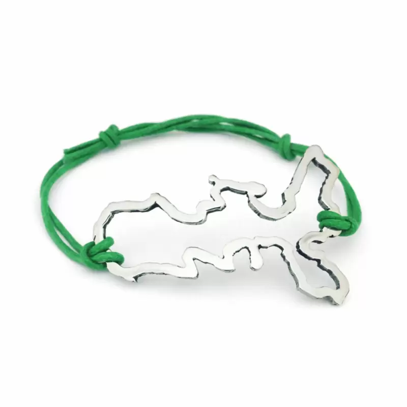 Bracciale Silhouette Isola d'Elba in Acciaio