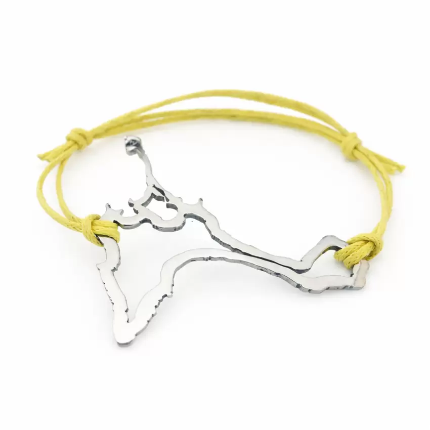 Bracciale Silhouette Isola di Formentera in Acciaio  