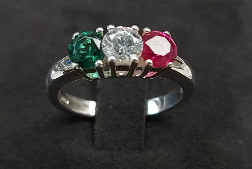 Anello Trilogy  Forza Italia  in argento 925  