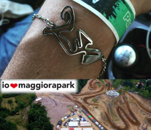 Bracciale Circuito Maggiora in Acciaio  