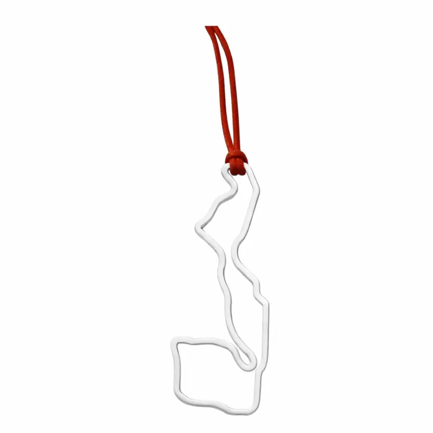 GIOIELLI DA COLLEZIONE:Ciondolo Circuito di Assen 2005 in acciaio  