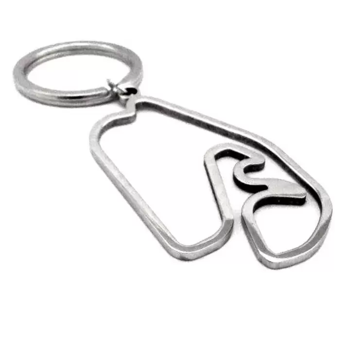 Portachiavi Circuito di Interlagos in Acciaio  