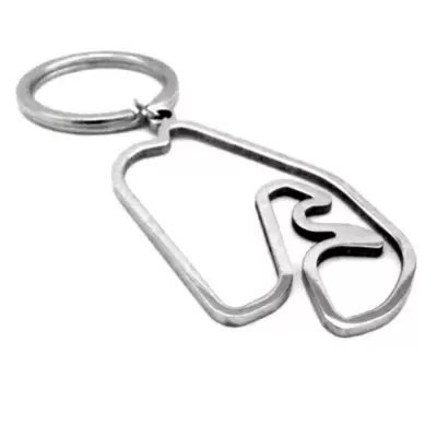 Portachiavi Circuito di Interlagos in Acciaio 