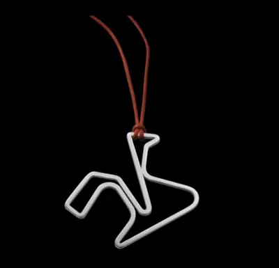 Ciondolo Circuito di Jerez in acciaio grandezza 50mm 