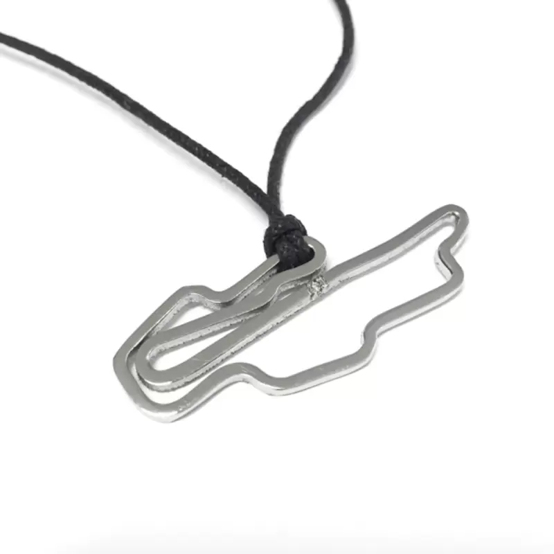  Ciondolo Mugello 50 mm in Acciaio Inox con Diamante alla Partenza