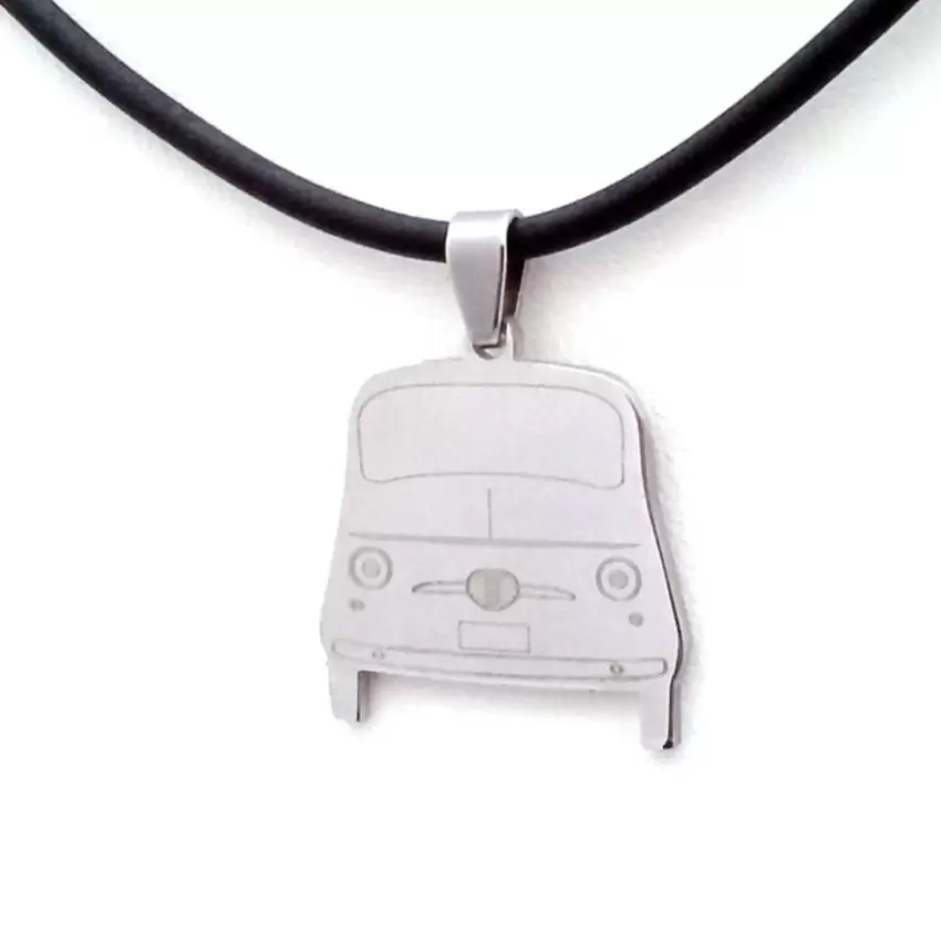Ciondolo Fiat 500 in Acciaio  