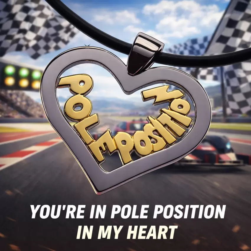 Ciondolo SEI IN POLE POSITION NEL MIO CUORE  