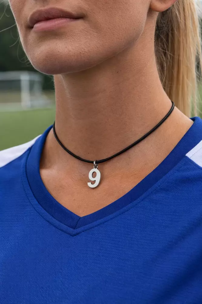 Ciondolo numero 9 in argento 925  