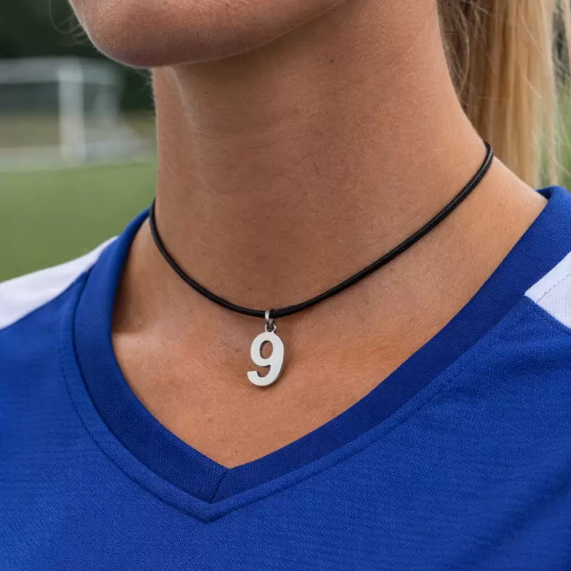 Ciondolo numero 9 in argento 925