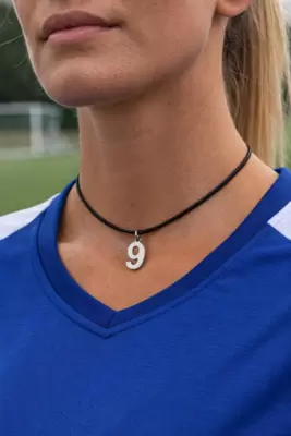 Ciondolo numero 9 in argento 925 