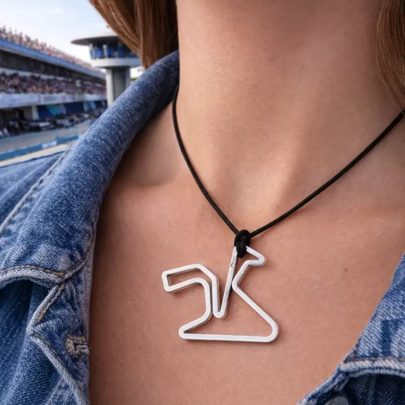 Ciondolo Circuito di Jerez con diamante allo start